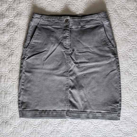 Talbots Dresses & Skirts - Gray Denim Skirt